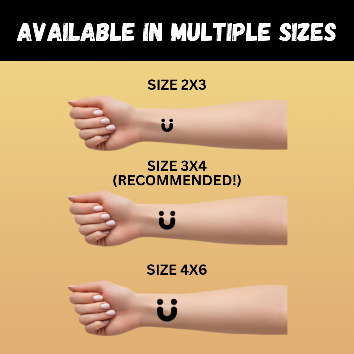 A Keeped Custom Groom Face Temporary Tattoo