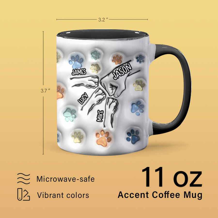 Best Dog Dad - Personalized Accent Mug