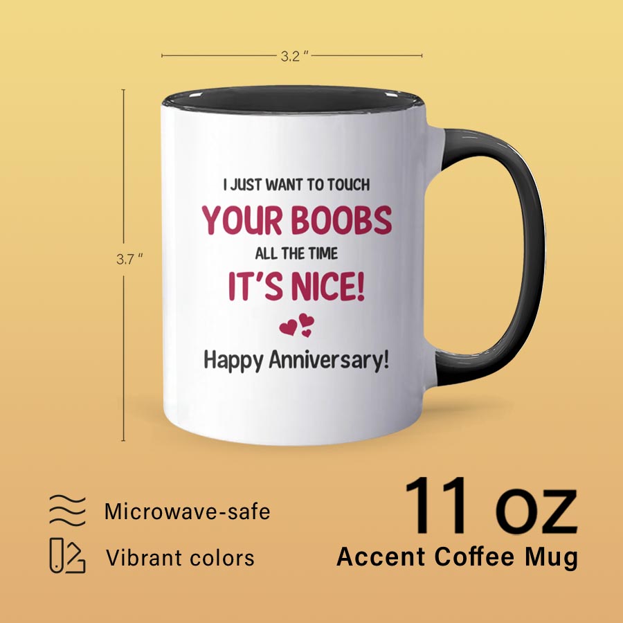 All The Time - Personalized Accent Mug