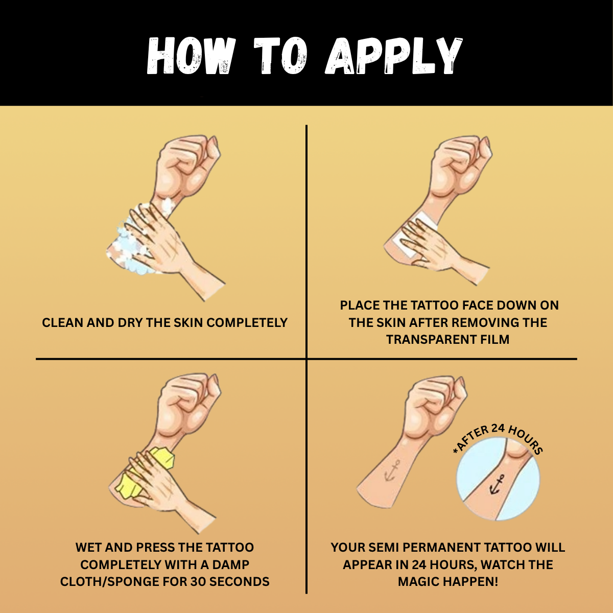 A Keeped Custom Groom Face Temporary Tattoo