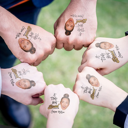 Truly Great Custom Boss Face Temporary Tattoo