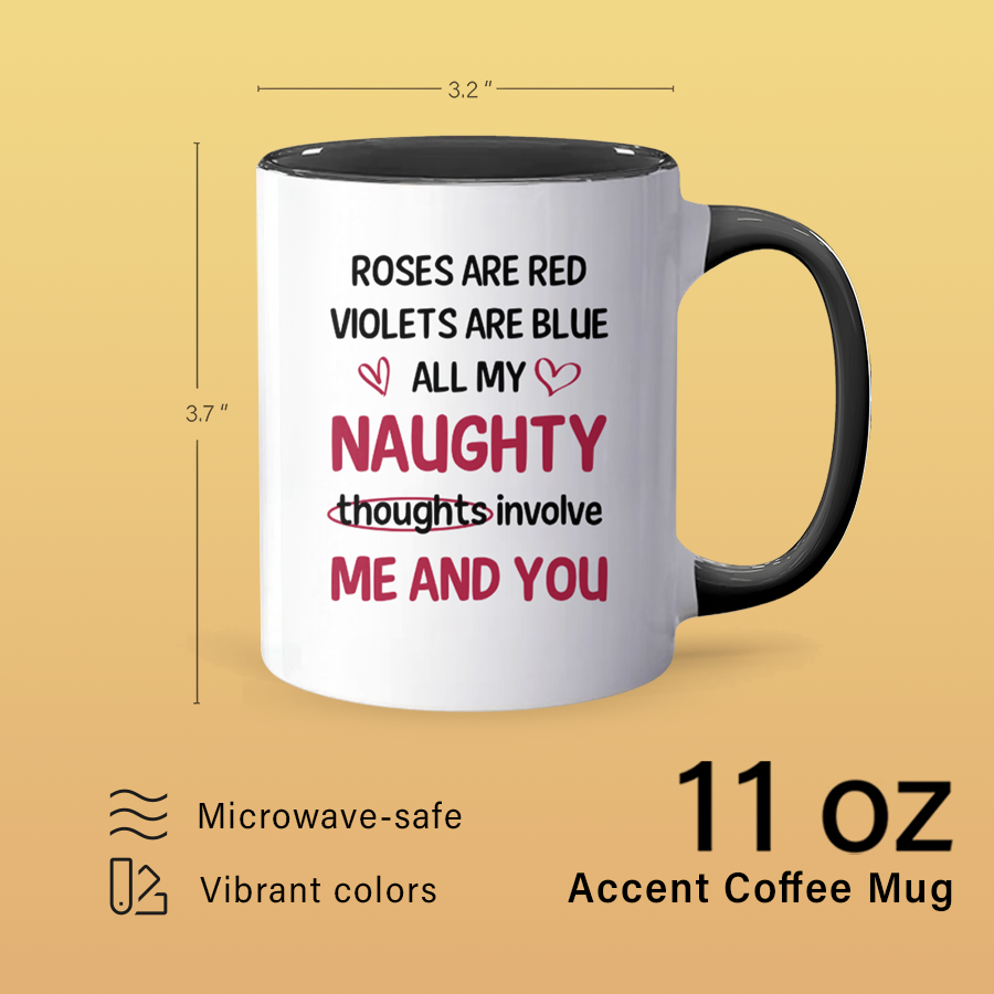 Roses Are Red - Accent Coffee Mug