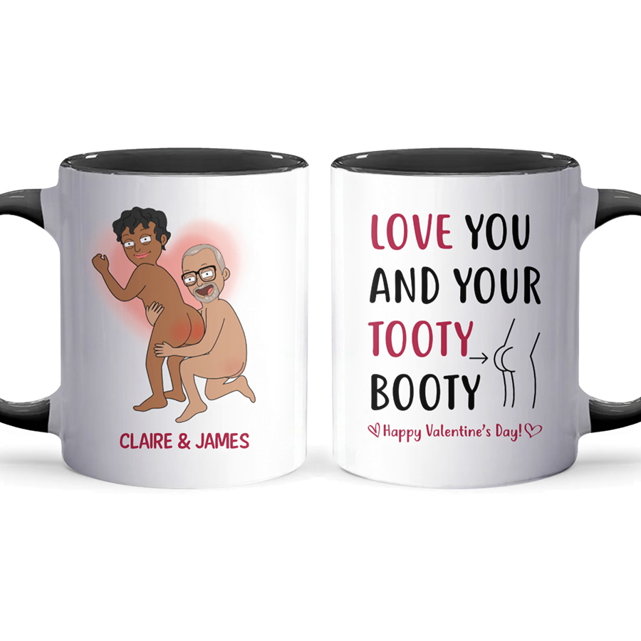 Love You And - Accent Coffee Mug