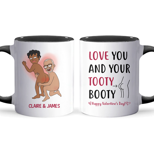 Love You And - Accent Coffee Mug