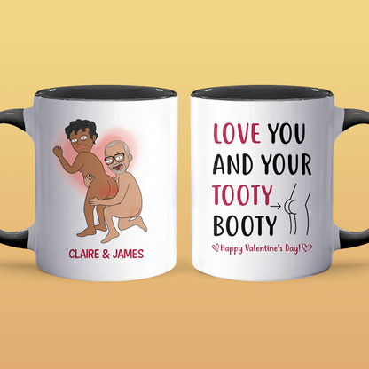 Love You And - Accent Coffee Mug