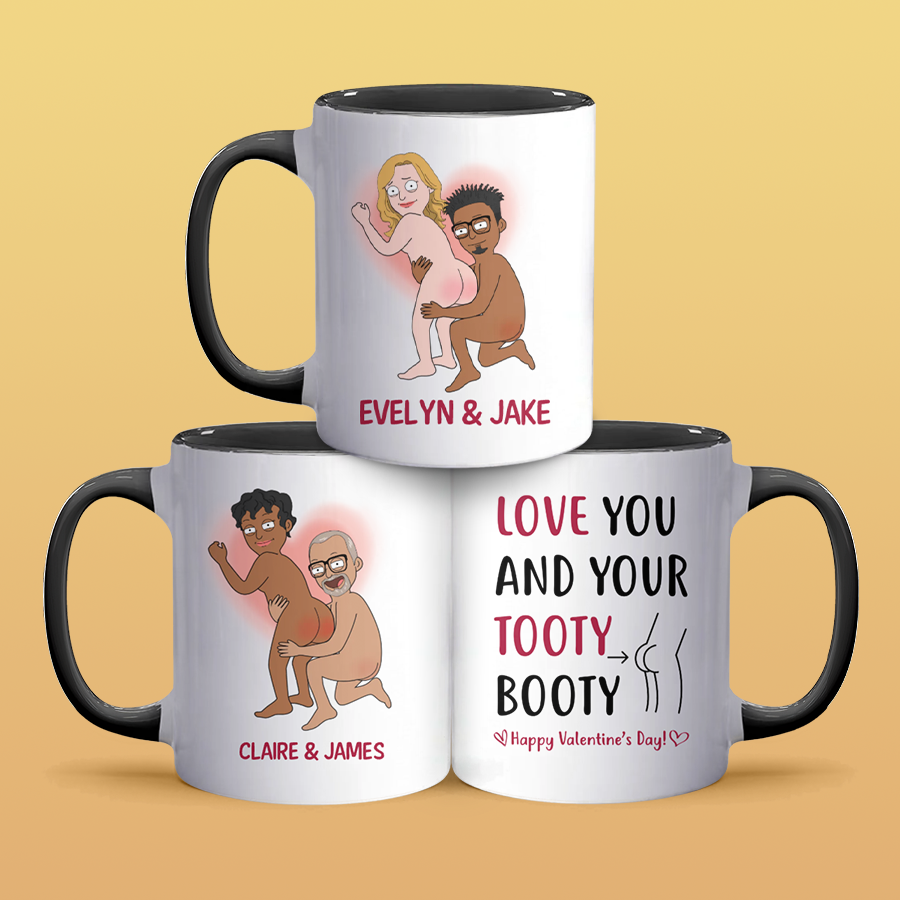 Love You And - Accent Coffee Mug