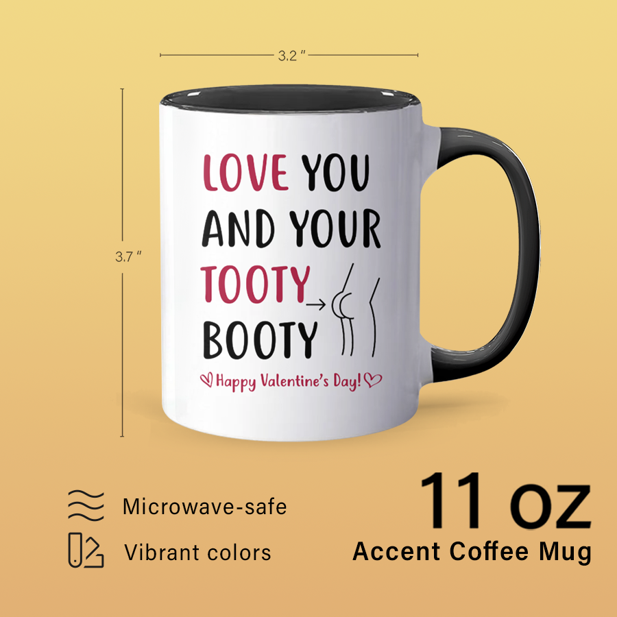 Love You And - Accent Coffee Mug