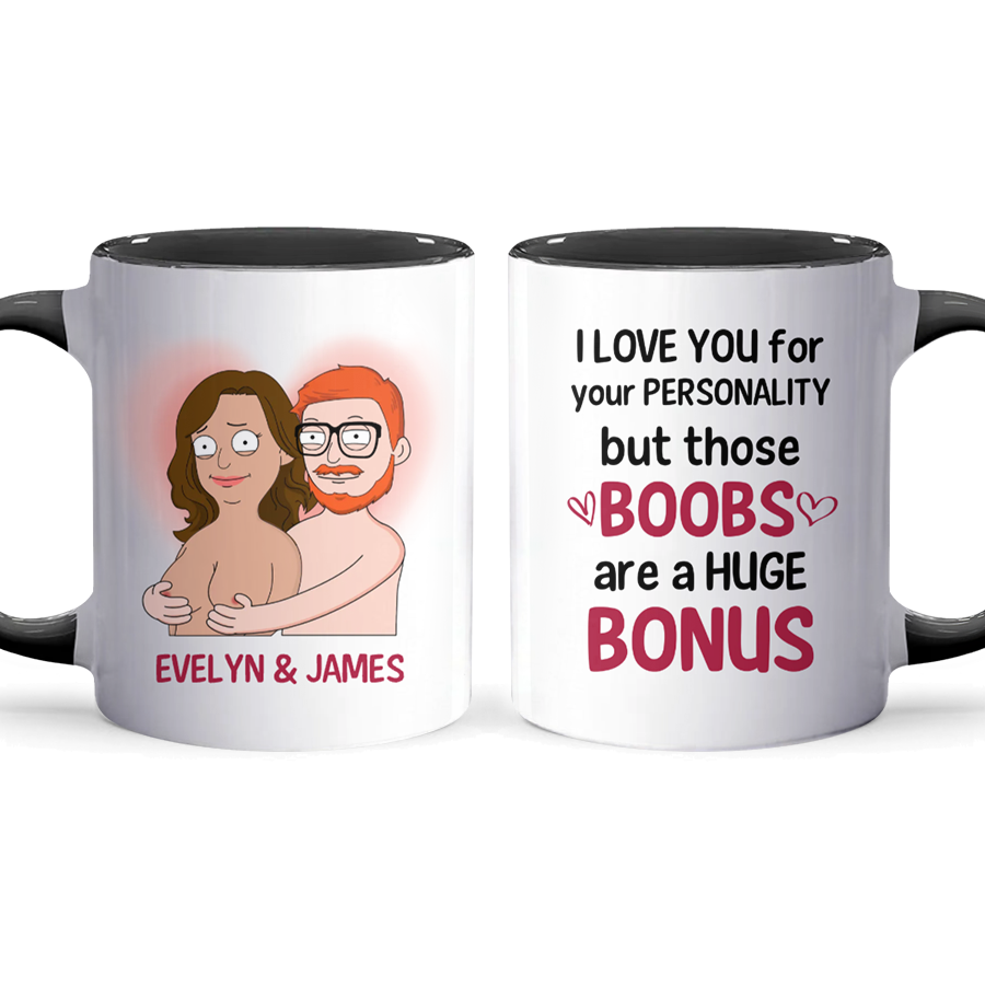 Those Boobs Are - Accent Coffee Mug