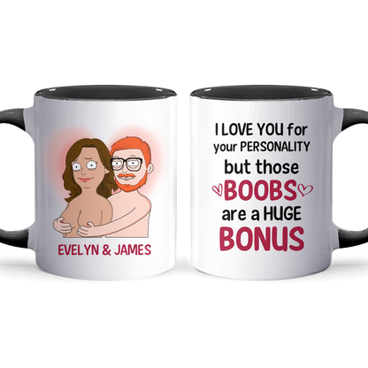 Those Boobs Are - Accent Coffee Mug