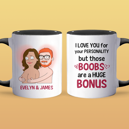 Those Boobs Are - Accent Coffee Mug