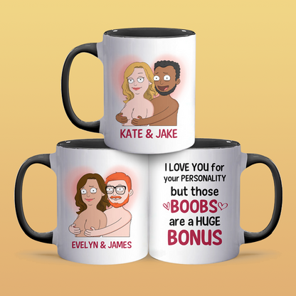 Those Boobs Are - Accent Coffee Mug