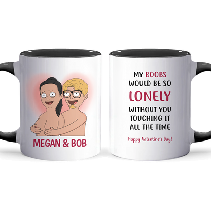 Without You - Accent Coffee Mug