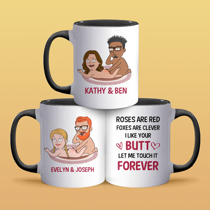 Let Me Touch It Forever - Personalized Accent Mug