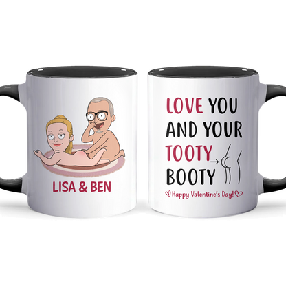 Love You - Accent Coffee Mug