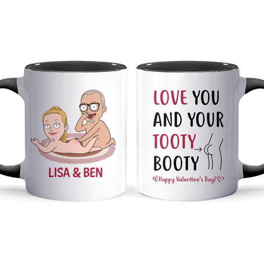 Love You - Accent Coffee Mug