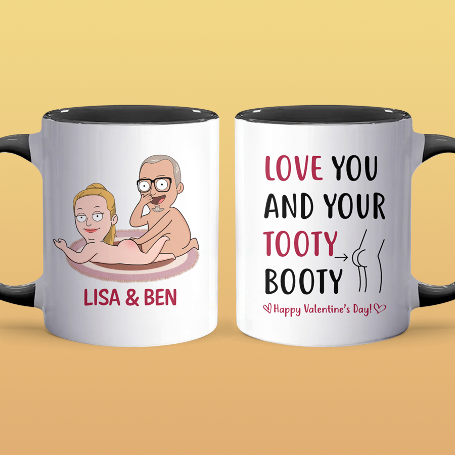 Love You - Accent Coffee Mug