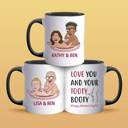 Love You - Accent Coffee Mug