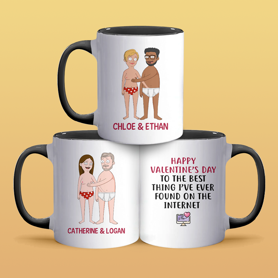 On The Internet - Accent Coffee Mug