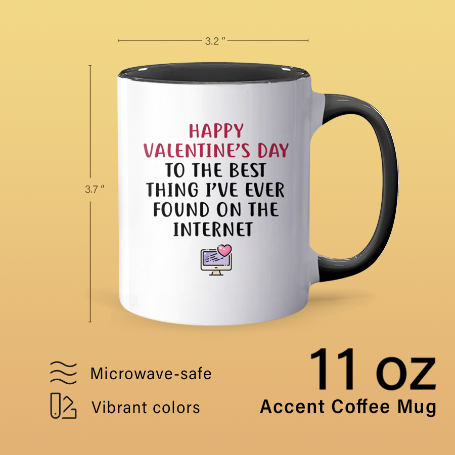 On The Internet - Accent Coffee Mug