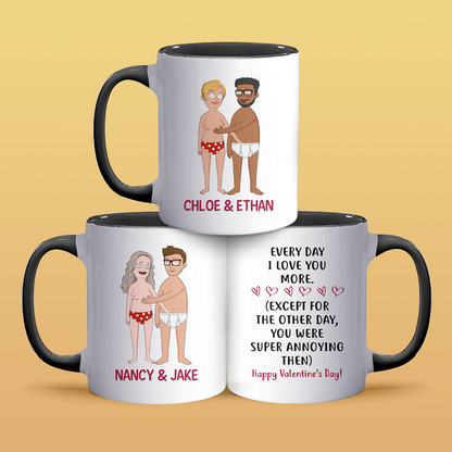 I Love You Everyday - Accent Coffee Mug