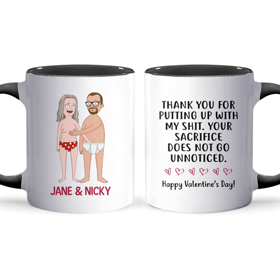 Thank You For - Accent Coffee Mug