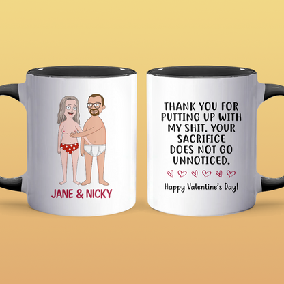 Thank You For - Accent Coffee Mug