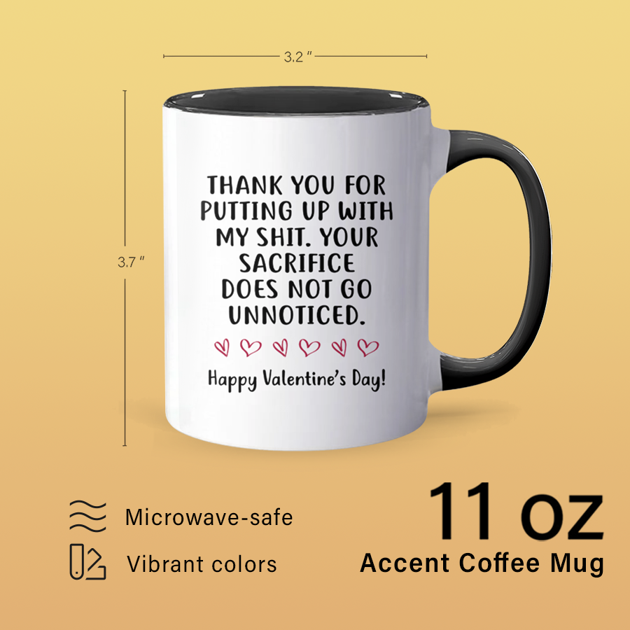 Thank You For - Accent Coffee Mug