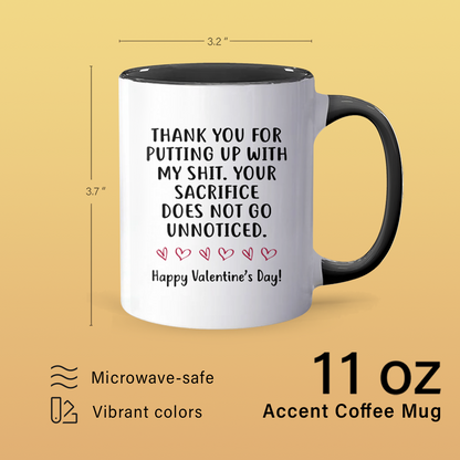 Thank You For - Accent Coffee Mug