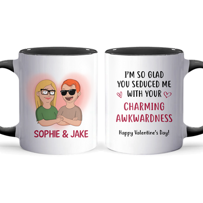 Charming Awkwardness - Accent Coffee Mug