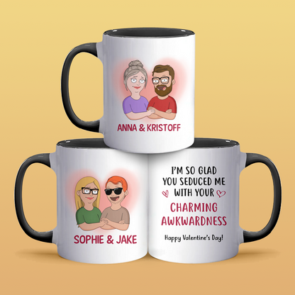 Charming Awkwardness - Accent Coffee Mug