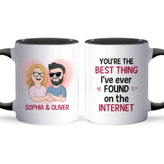 You're The Best Thing - Personalized Accent Mug