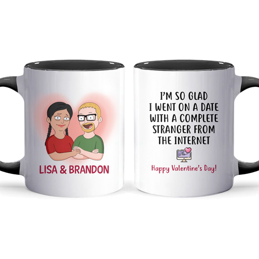 Stranger From The Internet - Accent Coffee Mug