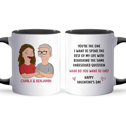 You're The One - Accent Coffee Mug