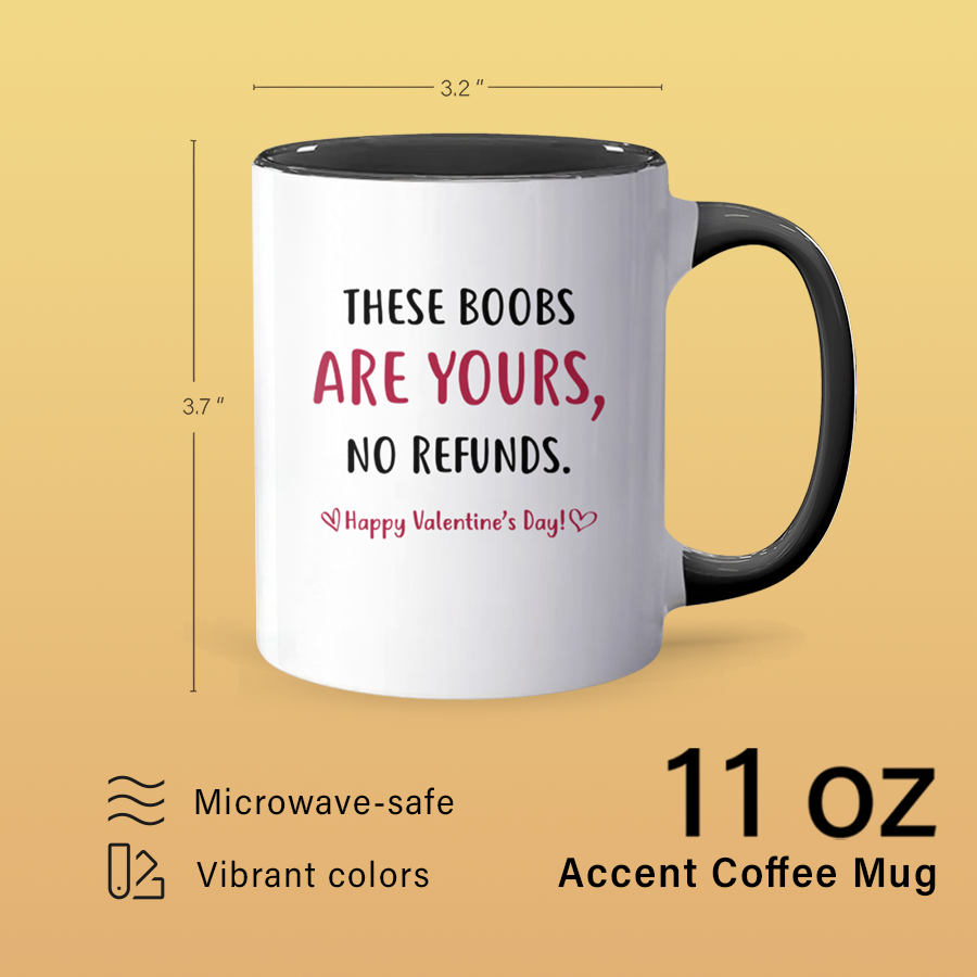 No Refunds - Accent Coffee Mug