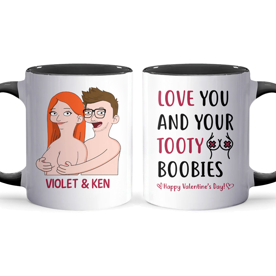 Love You And - Accent Coffee Mug