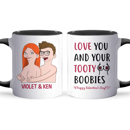 Love You And - Accent Coffee Mug