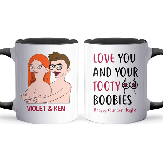 Love You And - Accent Coffee Mug