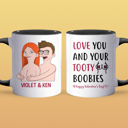 Love You And - Accent Coffee Mug