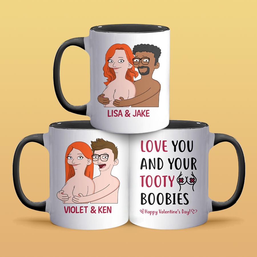 Love You And - Accent Coffee Mug