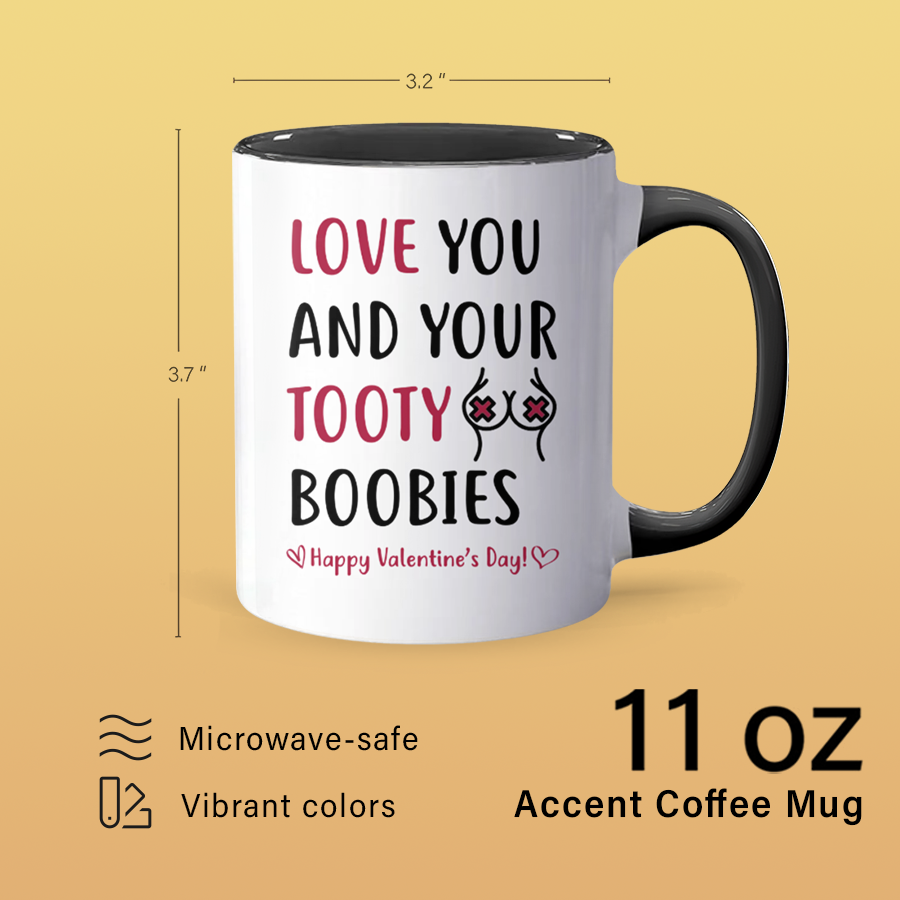 Love You And - Accent Coffee Mug