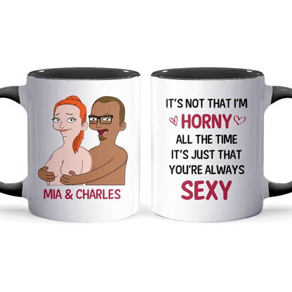 It's Not That - Accent Coffee Mug