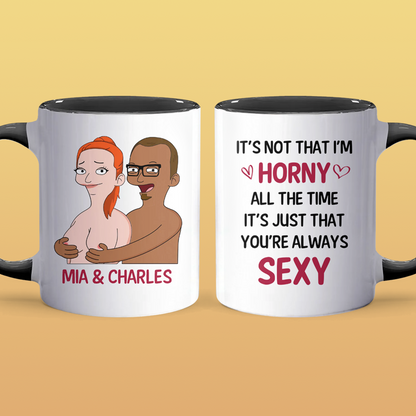 It's Not That - Accent Coffee Mug