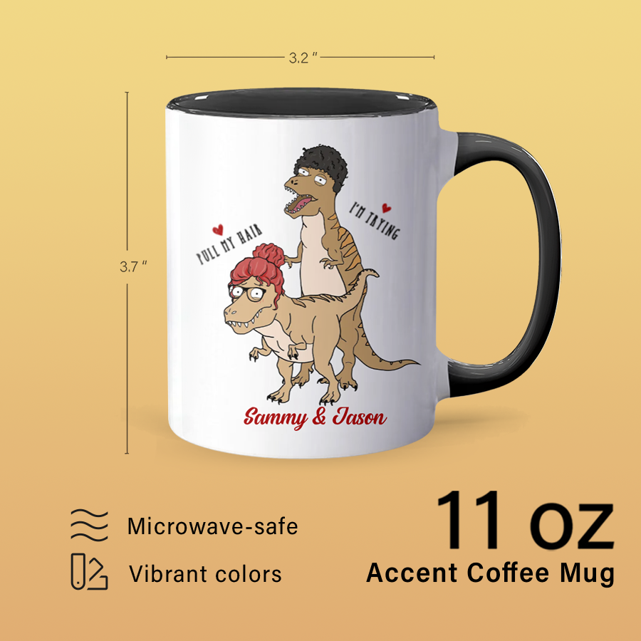 All The Roargasms - Personalized Accent Mug