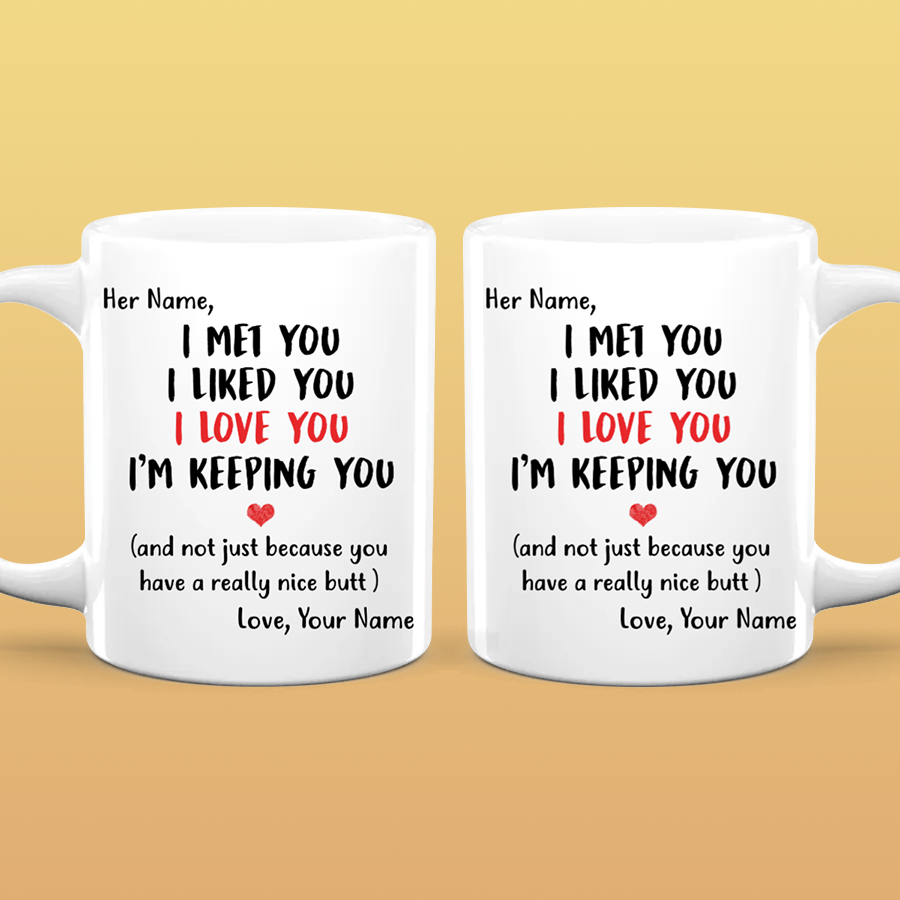 Nice Butt - Personalized Ceramic Mug