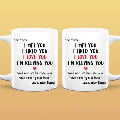 Nice Butt - Personalized Ceramic Mug