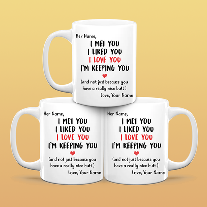 Nice Butt - Personalized Ceramic Mug