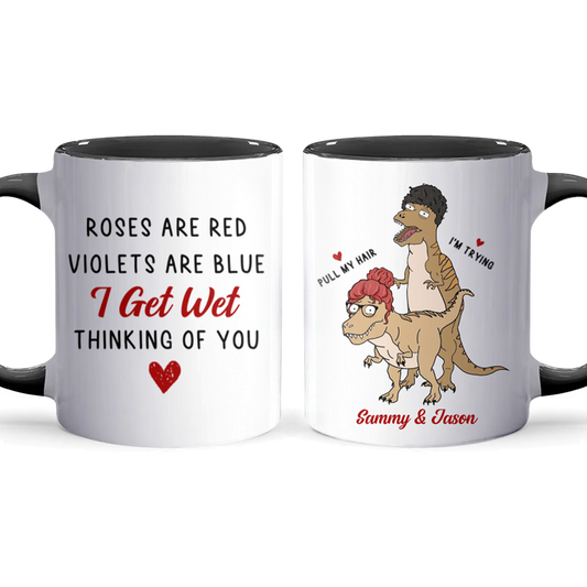 Thinking Of You - Personalized Accent Mug