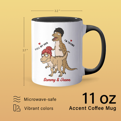 Thinking Of You - Personalized Accent Mug