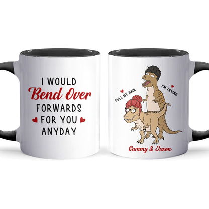 Bend Over - Personalized Accent Mug