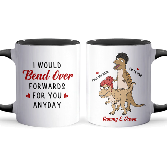 Bend Over - Personalized Accent Mug